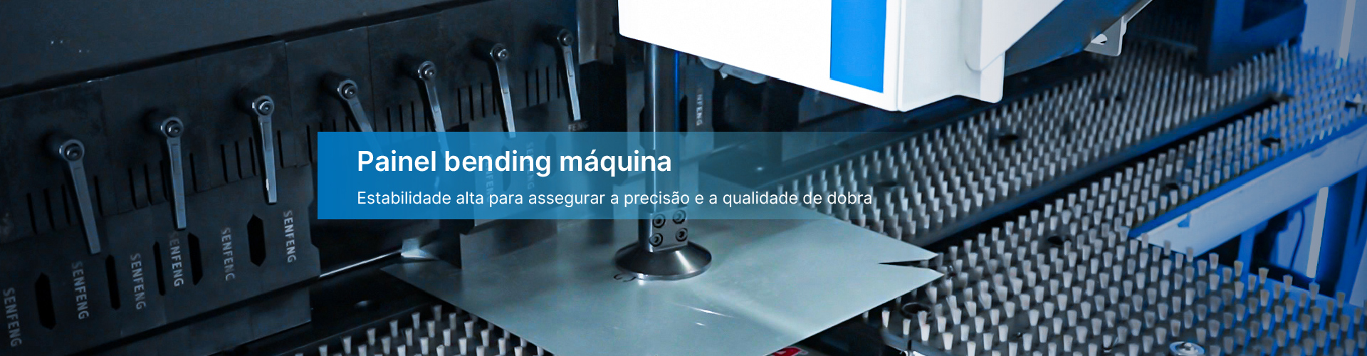 máquina de dobra de metal