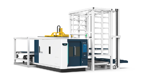 Linha de produção automática de corte a laser 