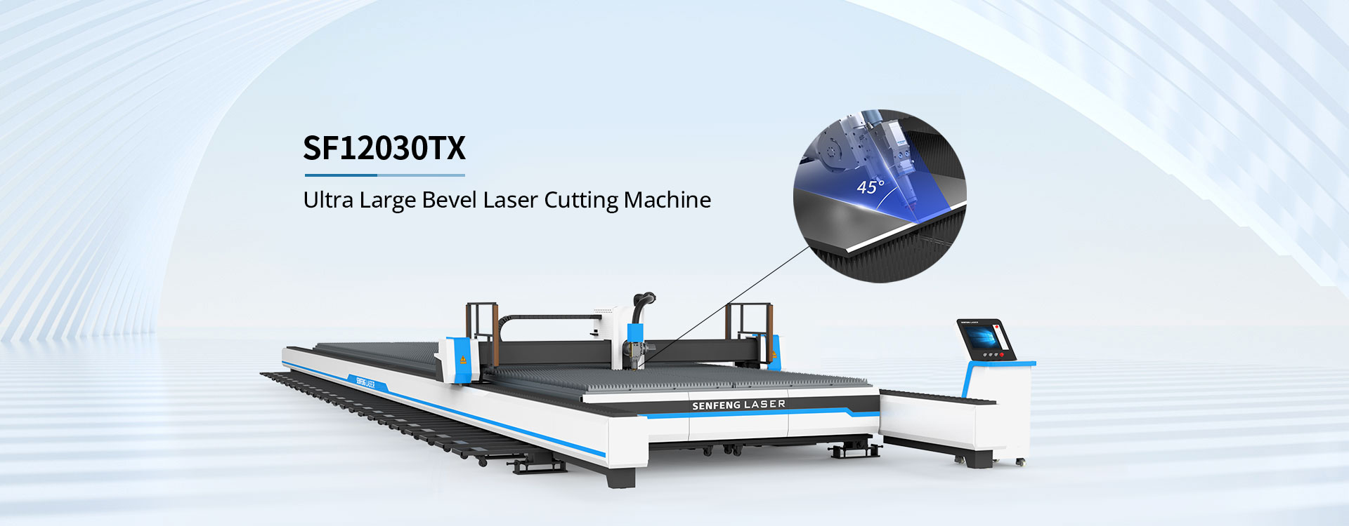 máquina de corte a laser chanfrada cnc