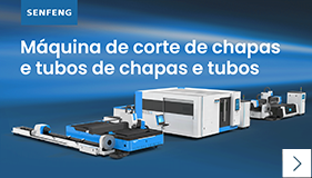 máquina de corte de chapas e tubos