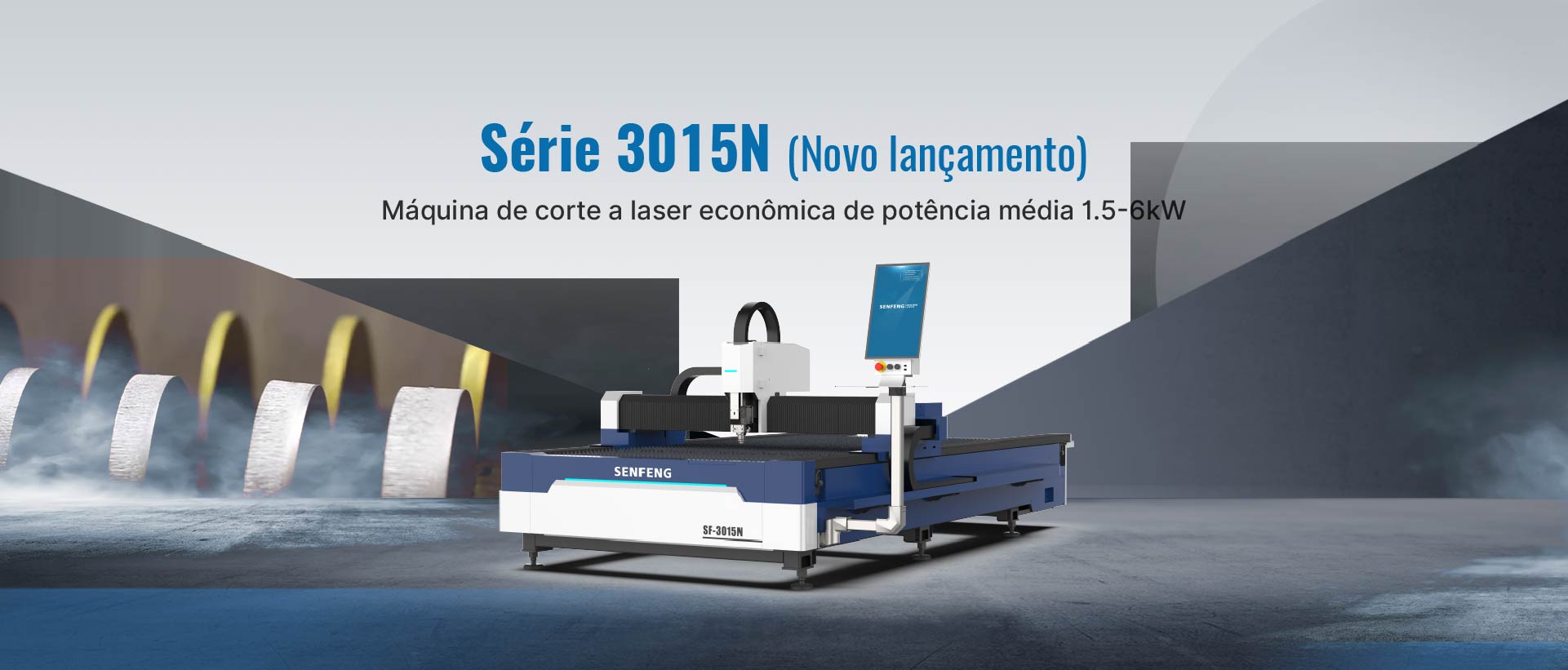 3015N Máquina de corte a laser econômica de potência média 1.5-6kW